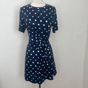 Diane Von Furstenberg T-Shirt Mock Wrap Dress xs